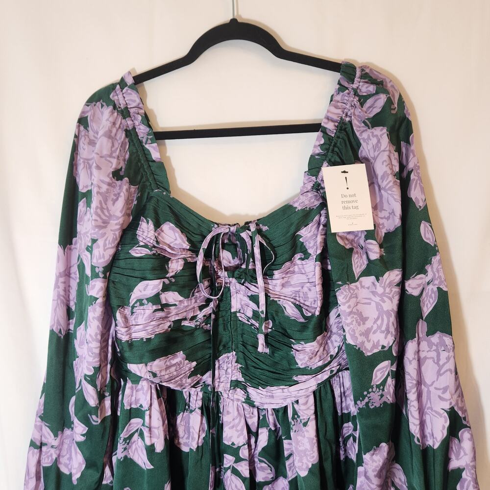 BY MALINA Gigi Mini Green Purple Semi Formal Dress - Picture 9 of 13
